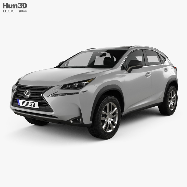 Lexus NX hybrid 2017 3D model