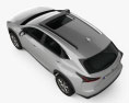 Lexus NX hybrid 2017 3d model top view