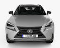 Lexus NX hybrid 2017 3d model front view