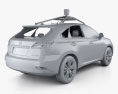 Lexus RX Google Self-driving 2015 3D модель