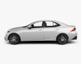 Lexus IS (XE30) with HQ interior 2016 3d model side view