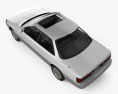 Lexus ES 1991 3d model top view
