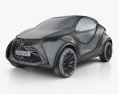 Lexus LF SA 2018 3d model wire render
