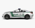 Lexus RC F Police Dubai 2017 3d model side view