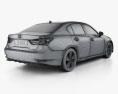 Lexus GS híbrido 2018 Modelo 3D