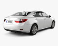 Lexus ES 2016 Modello 3D vista posteriore