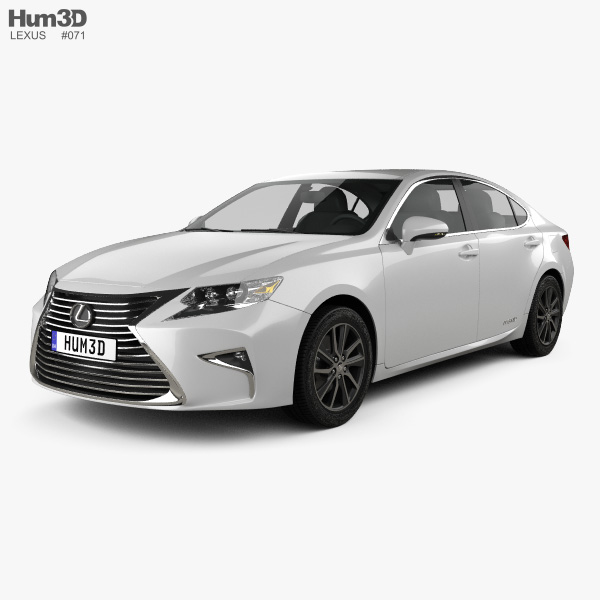 Lexus ES hybrid 2016 3D model