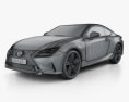 Lexus RC 200t 2019 3d model wire render