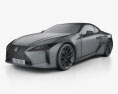 Lexus LC 500 2020 3D 모델  wire render