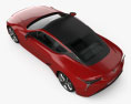 Lexus LC 500 2020 3D-Modell Draufsicht