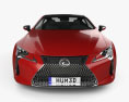 Lexus LC 500 2020 3D模型 正面图