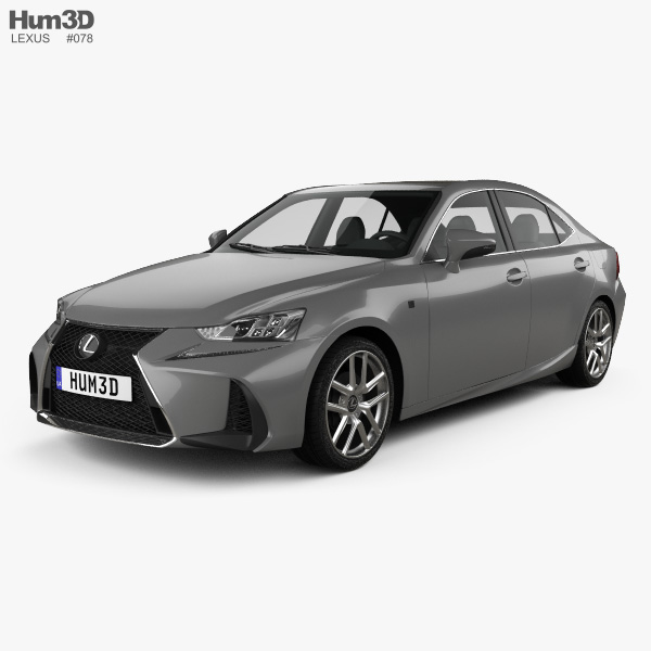 Lexus IS (XE30) 200t F Sport 2020 3D model