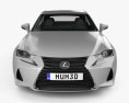 Lexus IS (XE30) 350 2019 3d model front view