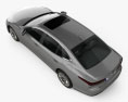 Lexus LS 2020 3d model top view