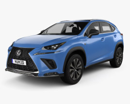 Lexus NX F sport 2020 3D model