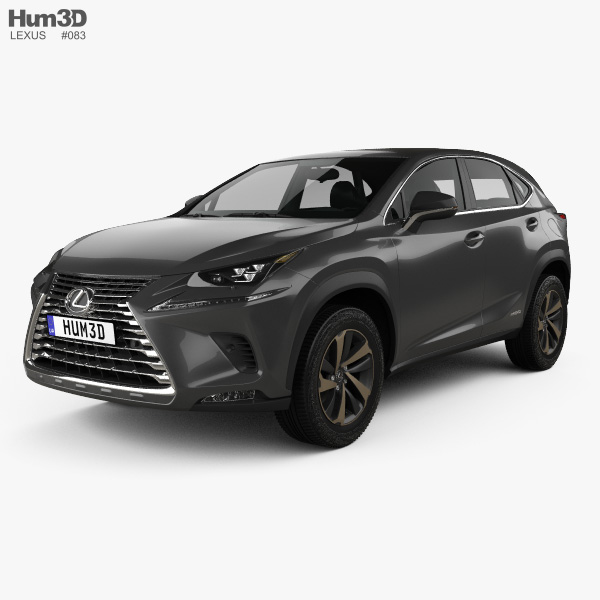 Lexus NX hybrid 2017 3D model