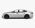 Lexus LS (XF50) F Sport 2022 3d model side view
