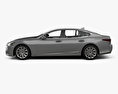 Lexus LS (XF50) with HQ interior 2022 3d model side view