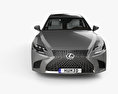 Lexus LS (XF50) with HQ interior 2022 3d model front view