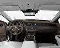 Lexus LS (XF50) with HQ interior 2022 3d model dashboard