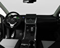 Lexus NX hybrid with HQ interior 2020 3d model dashboard