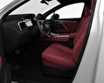 Lexus RX F sport with HQ interior 2019 3d model seats