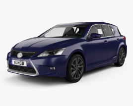 Lexus CT hybrid Prestige 2020 3D model