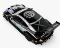 Lexus RC F GT3 2020 3d model top view