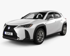 Lexus UX hybrid F-Sport 2022 3D model