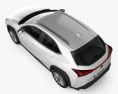 Lexus UX hybrid F-Sport 2022 3d model top view