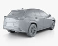 Lexus UX hybrid F-Sport 2022 3d model