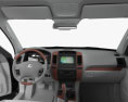 Lexus GX with HQ interior 2009 3d model dashboard