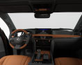 Lexus LX con interior 2016 Modelo 3D dashboard