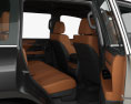 Lexus LX con interior 2016 Modelo 3D