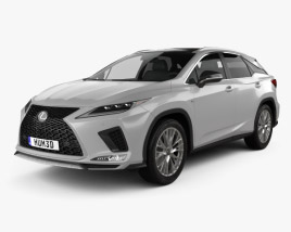 Lexus RX F Sport 2022 3D model