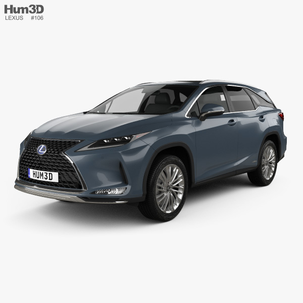 Lexus RX L hybrid 2022 3D model