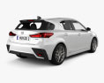 Lexus CT F-sport 2020 3d model back view