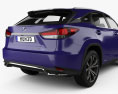 Lexus RX hybrid Executive 2022 3d model