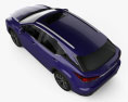 Lexus RX hybrid Executive 2022 3d model top view