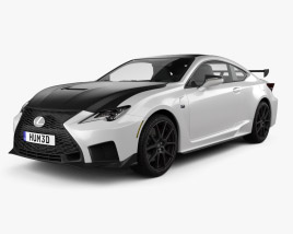 Lexus RC F-Track Edition US-spec 2022 3D model