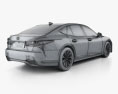 Lexus LS hybrid 2022 3D模型