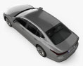 Lexus LS hybrid 2022 3D模型 顶视图