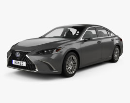Lexus ES 混合動力 2022 3D模型