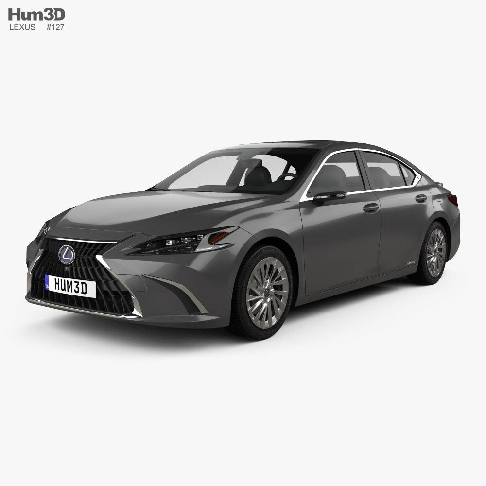 Lexus ES ibrido 2022 Modello 3D