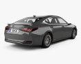 Lexus ES hybrid 2022 3d model back view