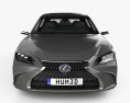 Lexus ES hybrid 2022 3d model front view