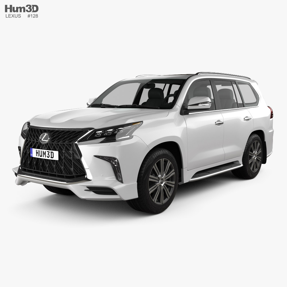 Lexus LX Sport Package US-spec 2021 3D model