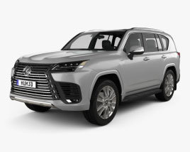 Lexus LX 600 2022 3D model