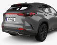 Lexus NX F Sport hybrid 2022 3d model