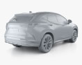 Lexus NX F Sport hybrid 2022 3d model